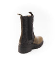 Brown Chelsea boot on a white background